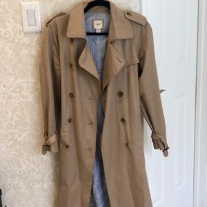 Classic trench coat by Lands End (canvas)
